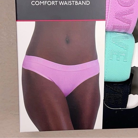 NEW Size 21 Juniors Thong Set Of 5 Panties Underwear XXXL Multicolor Colorful - Picture 7 of 12